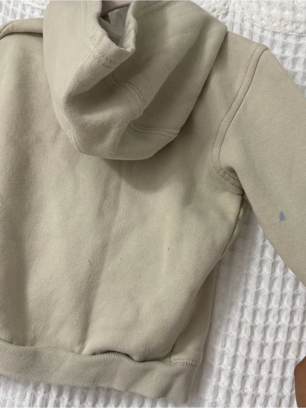 Vintage Old Navy Cream Hooded Zip-Up